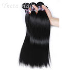 Silky Straight Indian Hair Weave / Long Remy Hair Extensions No Kutu