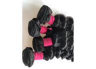 10 - 30 Inch Peru Rambut Manusia / Tidak Kusut Tubuh Menenun Bundel Rambut Keriting Dalam