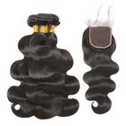 Natural Black 100% Brasil Virgin Hair / Bundel Rambut Manusia Brasil