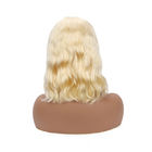 Wig rambut manusia sehat dan penuh renda depan warna Omber dengan garis rambut alami