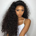 Light Brown 30 '' 250 Density Lace Front Human Hair Wig