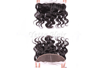 7A Peru Lace Top Penutupan Tubuh Gelombang Rambut Perawan 13 &amp;#39;&amp;#39; X 4 &amp;#39;&amp;#39; Telinga Ke Telinga