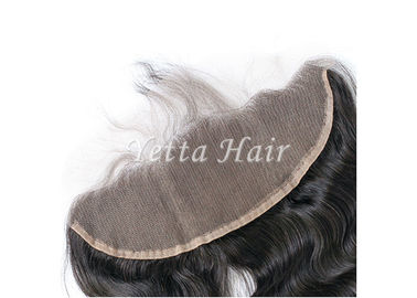 7A Peru Lace Top Penutupan Tubuh Gelombang Rambut Perawan 13 &amp;#39;&amp;#39; X 4 &amp;#39;&amp;#39; Telinga Ke Telinga