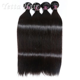 Lustrous Silky Straight Indian Remy Weave Rambut Manusia untuk Black Women