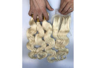 3 Bundel 100% Brasil Virgin Hair / 1b 613 Ekstensi Rambut Tubuh Gelombang