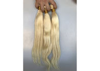 Kutikula Penuh 100% Brasil Virgin Hair / 22 Inch 613 Blonde Rambut Lurus