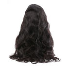 8 &quot;Penuh Renda Wig Rambut Manusia Untuk Perempuan Kulit Hitam / Transparan Tubuh Gelombang Renda Wig