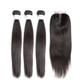 Yetta Silky Straight 8A Rambut Perawan Yang Belum Diolah Dengan Warna Rambut Bayi Alami