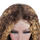 Wig Depan Renda Gelombang Dalam yang Belum Diproses Rambut Manusia Glueless